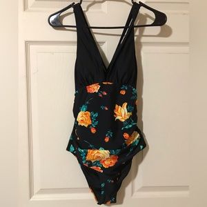 Small Floral One-piece Swimsuit